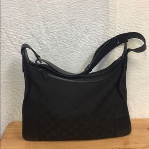 Authentic Gucci GG Canvas Hobo Bag